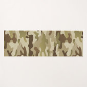 Zomer Urban Camo Bruin Groen Tan Yogamat (Voorkant (horizontaal))