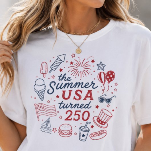 Zomer USA 250 T-shirt