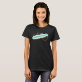 Zomer Vacation Bicycle surfplanstrand T-shirt (Voorkant volledig)