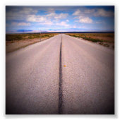 Zomer Vack Road Trip 4x4 Square Foto Afdruk (Voorkant)