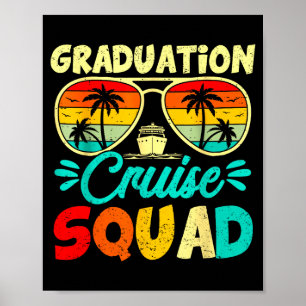 Zomer vakantie afstudeer cruise squad 2026 poster
