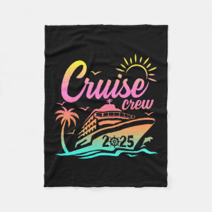 Zomer Vakantie Cruise Bemanning 2025 Reis Matching Fleece Deken