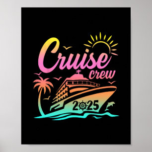 Zomer Vakantie Cruise Bemanning 2025 Reis Matching Poster