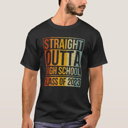 Zomer vakantie direct uit de middelbare school kla t-shirt (Voorkant)