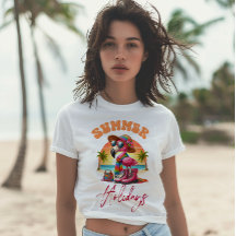 Zomer Vakantie Flamingo