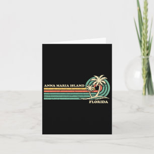 Zomer Vakantie Florida Anna Maria I Retro Vintage Kaart