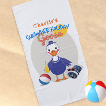 Zomer Vakantie Gans Schattig Persoonlijk