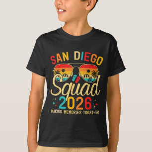 Zomer Vakantie Gezinsreis Strand San Diego CA T-shirt