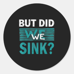 Zomer Vakantie Hebben Wij Boot Schip Kapitein Zeil Ronde Sticker