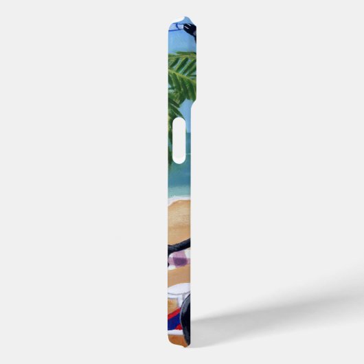 Zomer Vakantie Labradors Schilderen Case-Mate iPhone Case (Achterkant / Rechts)