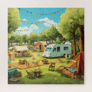 Zomer Vakantie Legpuzzel