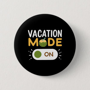 Zomer Vakantie Lentevakantie Voor Mannen Vrouwen K Ronde Button 5,7 Cm