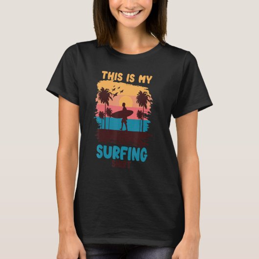Zomer vakantie op Surf Dit is mijn Surfi T-shirt (Voorkant)