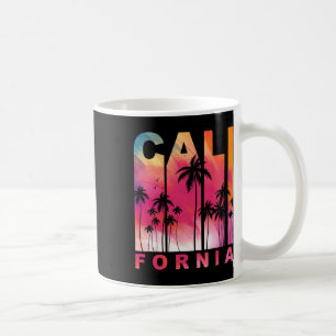 Zomer Vakantie Palmboom Ca Vintage Tropisch Cal Koffiemok
