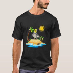 Zomer Vakantie Papegaai Vogel Dier Vogelen Koket T-shirt