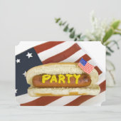 Zomer Vakantie Party Kaart (Staand voorkant)