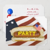 Zomer Vakantie Party Kaart (Voorkant / Achterkant)