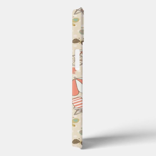 Zomer Vakantie Patroon Case-Mate iPhone Case (Achterkant / Rechts)