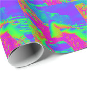 Zomer Vakantie Pop Art Cadeaupapier (Rol Hoek)