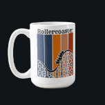 Zomer Vakantie Rand de omtrek van de achtbaan Koffiemok<br><div class="desc">Dit leuke ontwerp is perfect voor de zomervakantie op het strand of in een achtertuin. Gezinsvakanties,  zomers uit,  lentesonderbreking,  gebruik dit ontwerp voor elke keer dat je tijd in de zon doorbrengt.</div>