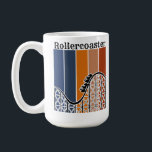 Zomer Vakantie Rand de omtrek van de achtbaan Koffiemok<br><div class="desc">Dit leuke ontwerp is perfect voor de zomervakantie op het strand of in een achtertuin. Gezinsvakanties, zomers uit, lentesonderbreking, gebruik dit ontwerp voor elke keer dat je tijd in de zon doorbrengt.</div>