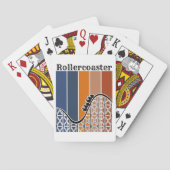 Zomer Vakantie Rand de omtrek van de achtbaan Pokerkaarten (Achterkant)