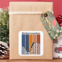 Zomer Vakantie Rand de omtrek van de achtbaan