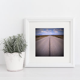 Zomer Vakantie Roadtrip 4x4 Vierkant Foto Afdruk