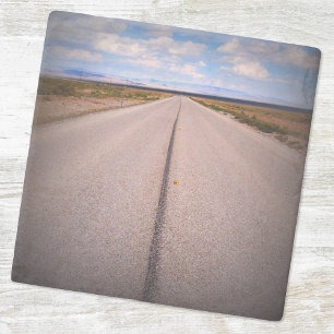 Zomer Vakantie Roadtrip Foto Stenen Onderzetter