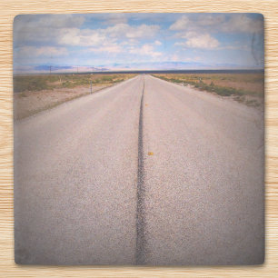 Zomer Vakantie Roadtrip Foto Stenen Onderzetter