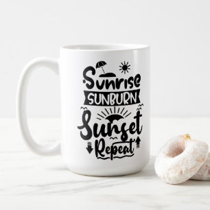 Zomer Vakantie Thema Koffiemok
