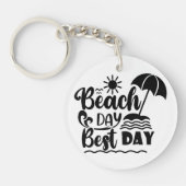 Zomer Vakantie Thema Sleutelhanger (Voorkant)