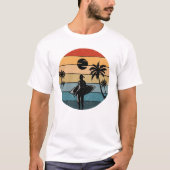 Zomer Vakantie Thema T-shirt (Voorkant)