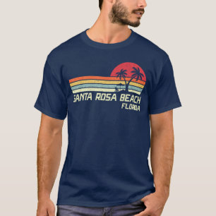 Zomer Vakantie Vintage Florida Santa Rosa Beach T-shirt