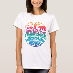 Zomer Vakantie Vrouwen T-shirts Alaska cruiseschip