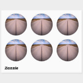 Zomer Vakantie Wegreis Foto Ronde Sticker (Vel)