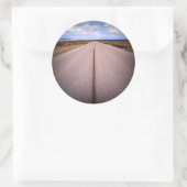 Zomer Vakantie Wegreis Foto Ronde Sticker (Tas)