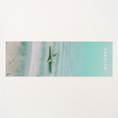 Zomer Vakantie Zeester Aangepast Yogamat (Voorkant (horizontaal))