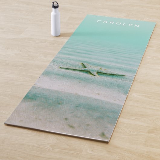 Zomer Vakantie Zeester Aangepast Yogamat (In situ)