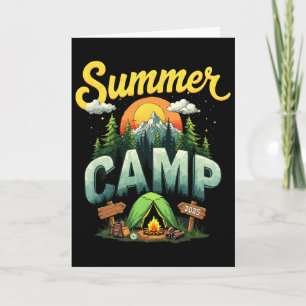 Zomer Vakantie Zomer Kamp 2025 Matching Familie G Kaart