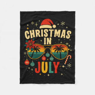 Zomer Vakantie Zonnebril Strand Kerstman Hoed Mann Fleece Deken