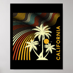Zomer Vakantie, Zonneschijn, Surfen Californië Poster