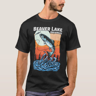 Zomer Vakantie Zonsondergang Arkansas Beaver Lake T-shirt