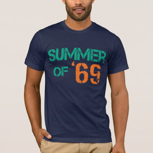 Zomer van 1969 T-shirt met een hoogtepunt (Voorkant)
