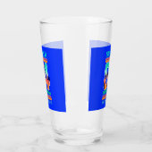 Zomer van 1984 Retro Vibe Beach Thema Glas (Links)