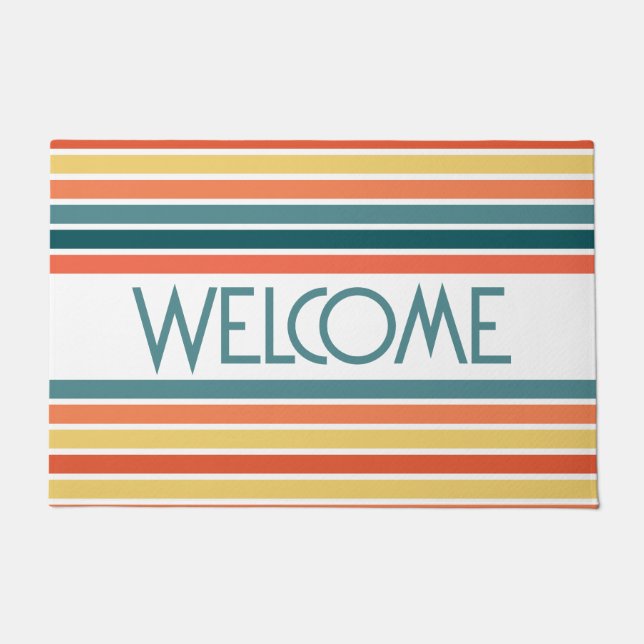 Zomer van '77 Stripes Deurmat (Voorkant)
