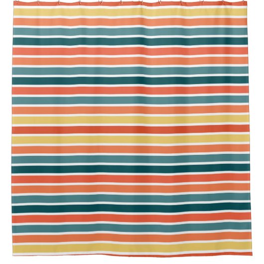Zomer van '77 Stripes Douchegordijn (Voorkant)