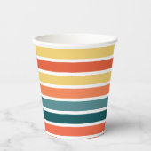Zomer van '77 Stripes Papieren Bekers (Voorkant)