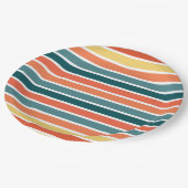 Zomer van '77 Stripes Papieren Bordje (Gekanteld)