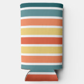 Zomer van '77 Stripes Seltzer Blikjeskoeler (Achterkant)